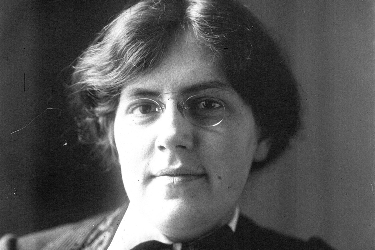 A black and white photograph of Nadia Boulanger