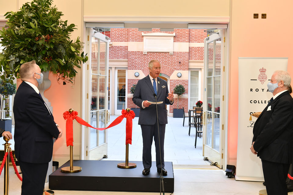 His Royal Highness The Prince of Wales unveils new Royal College of Music Campus